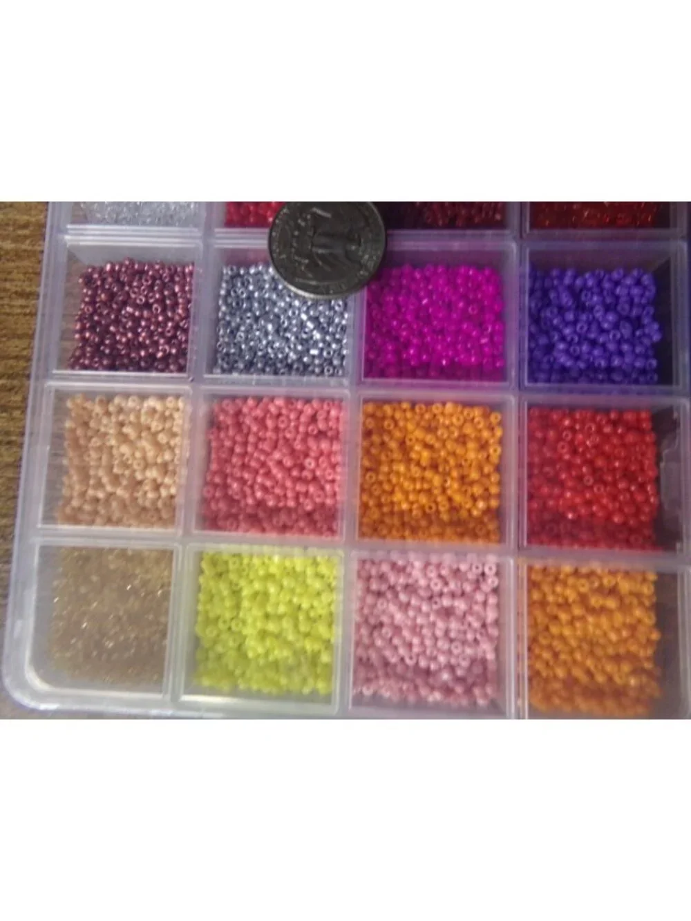 Mixed Color Seed Beads Set in Container Set #1